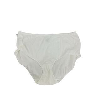 Woman Within Comfort Choice Pure White Brief Cotton Panty Size 13